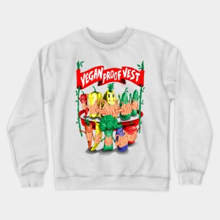 Vegan Proof Vest Crewneck Sweatshirt